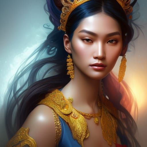 Dal'lang Goddess Of Beauty (PH) - AI Generated Artwork - NightCafe Creator