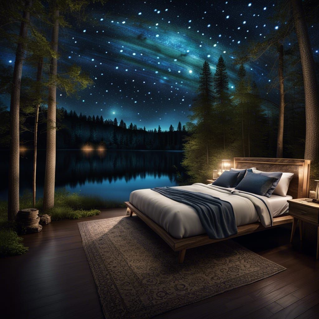 A Bedroom Under The Stars. 2  by @Joe