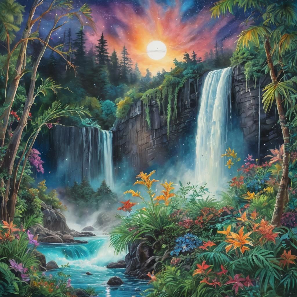 Paradise Falls  by @naturx