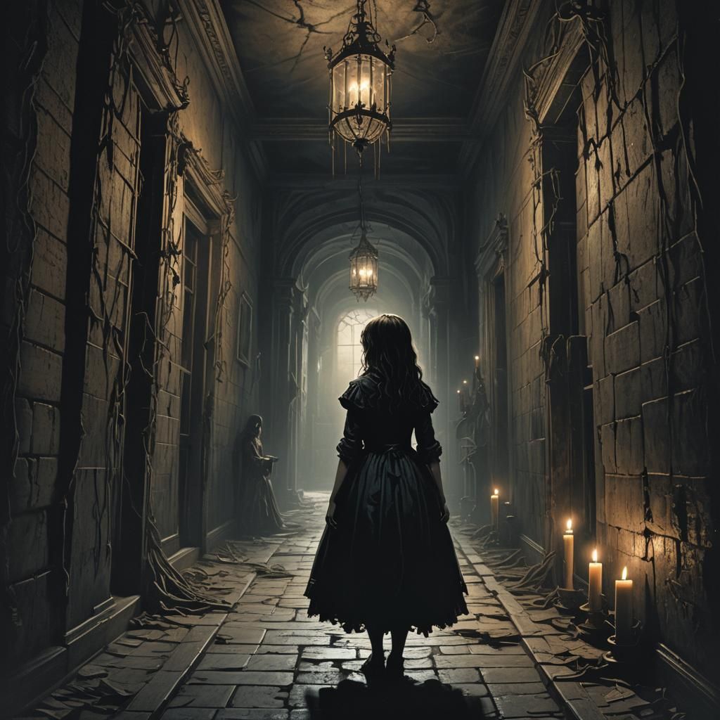 Yound girl haunted by her future self