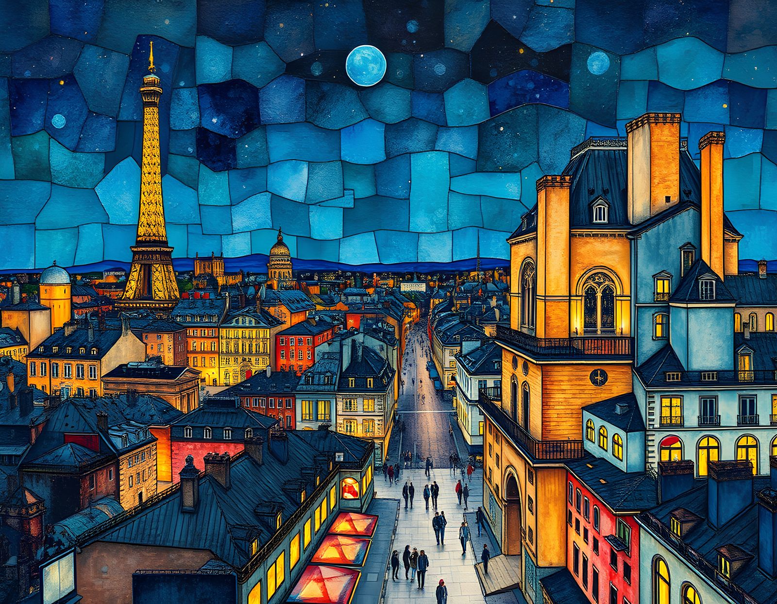 Paris - Art design Patch