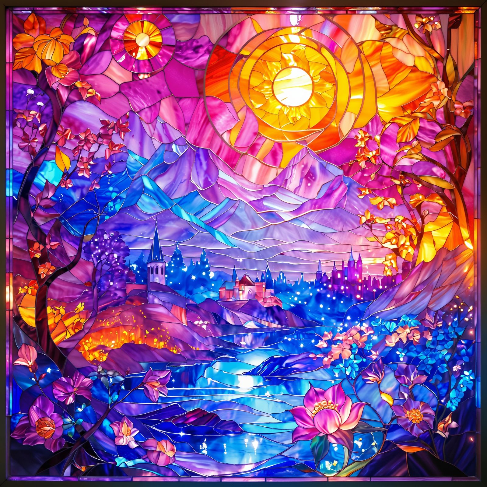 Stained Glass Tribute to Mom