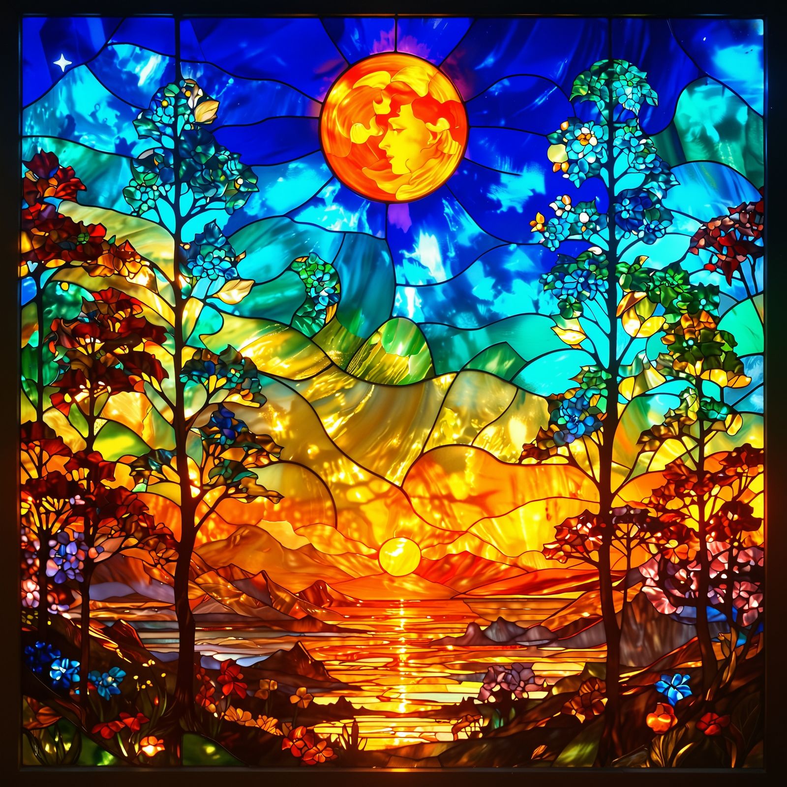 Stained Glass Tribute to Mom