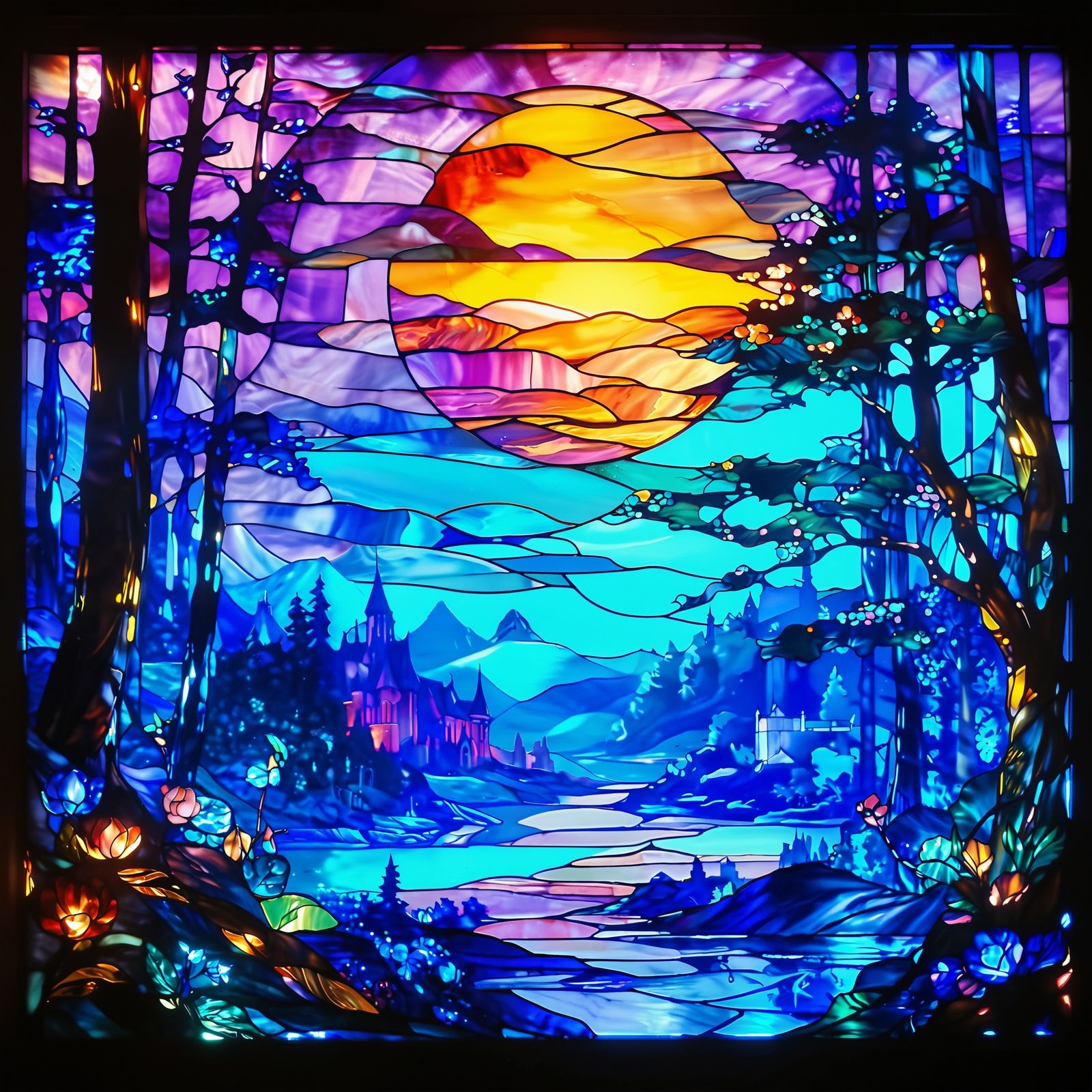 Stained Glass Tribute to Mom