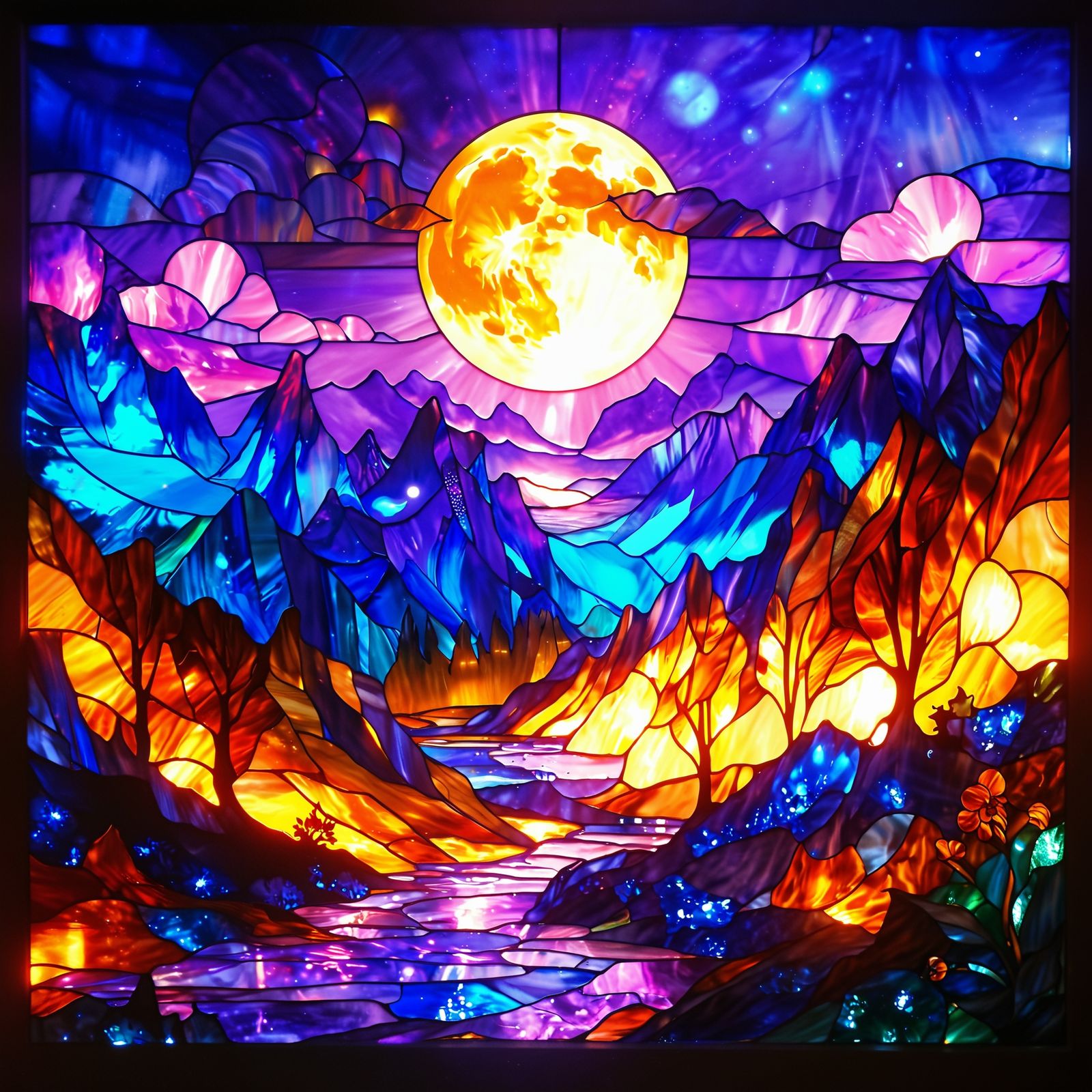 Stained Glass Tribute to Mom