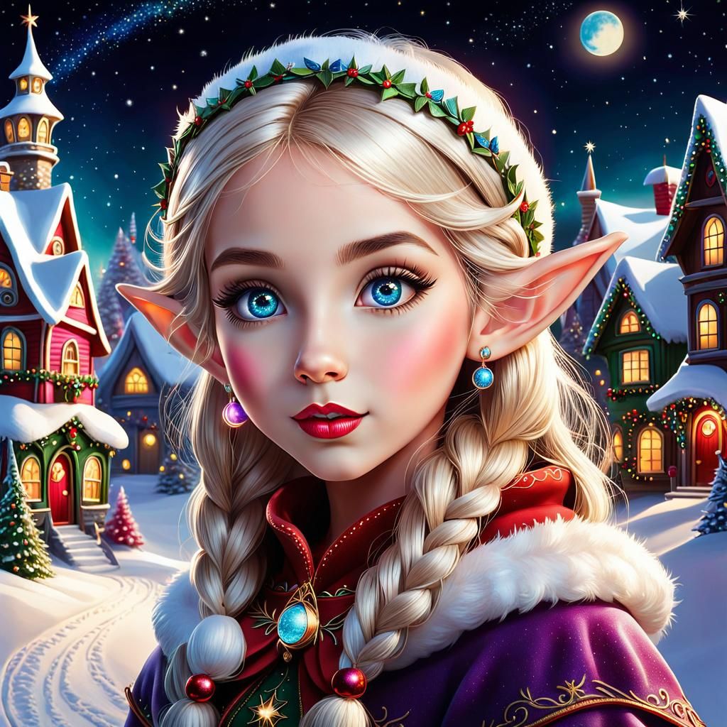 A Christmas elf - AI Generated Artwork - NightCafe Creator