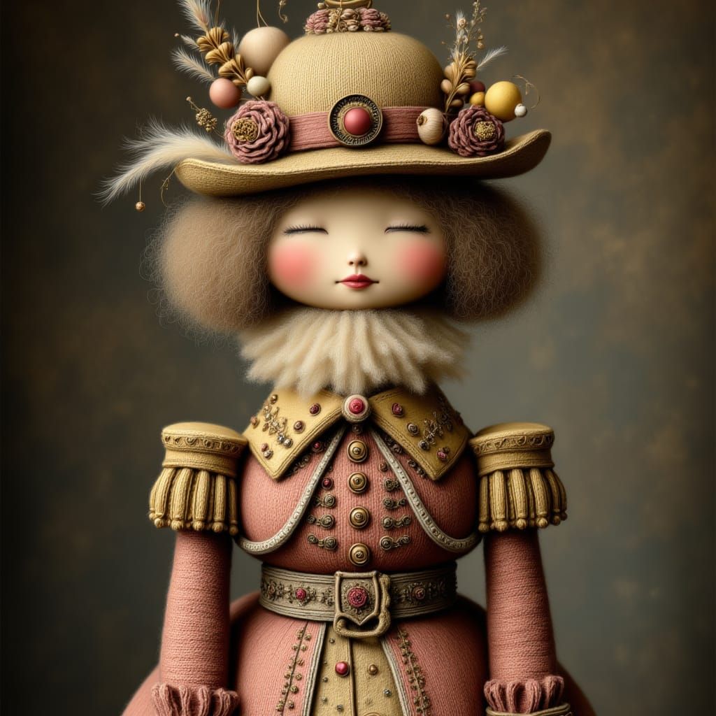 <lora:DIGI-DOLLYING AROUND:1.0> nutcracker doll