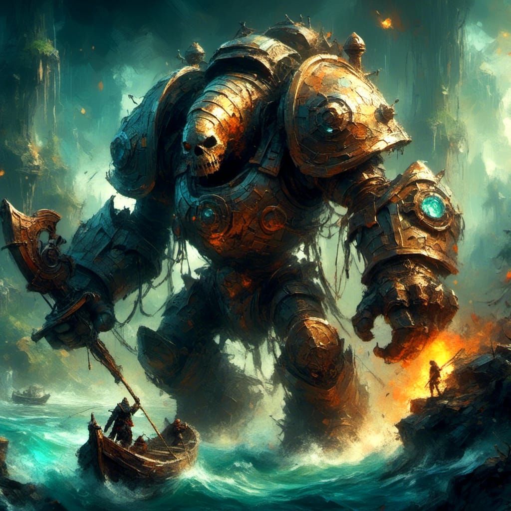  <lora:HRH-oil and grunge:1.0> Level up your destiny