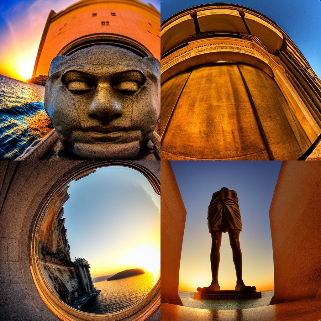 Going under The Colossus of Rhodes