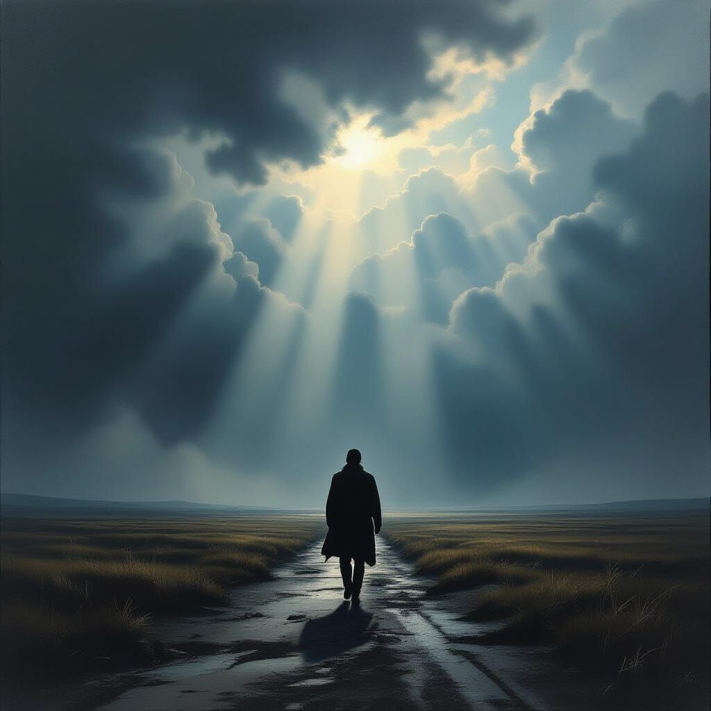 Always great results coming after suffering, don’t cry and keep going in the middle of no where 