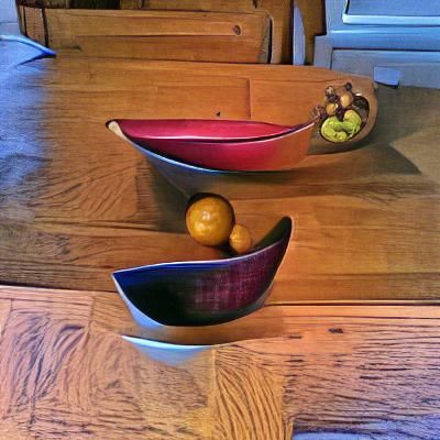 Two very different interpretations of the same still life fr...