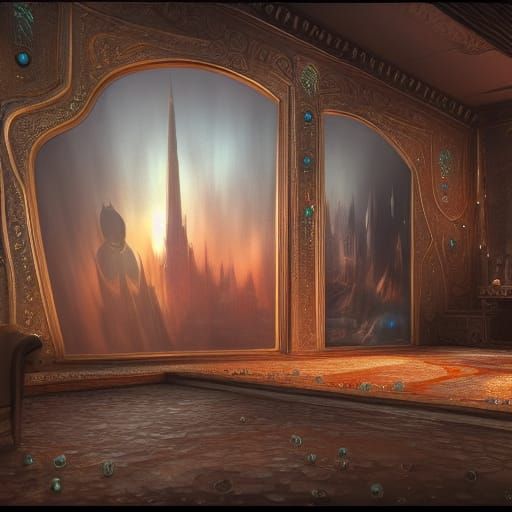 Painting the doorway