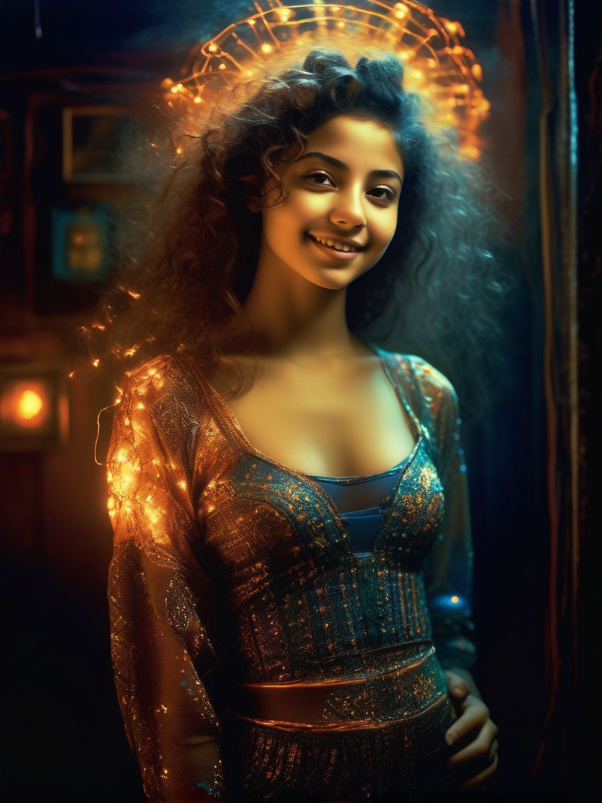 Urban Electrophotography Portrait