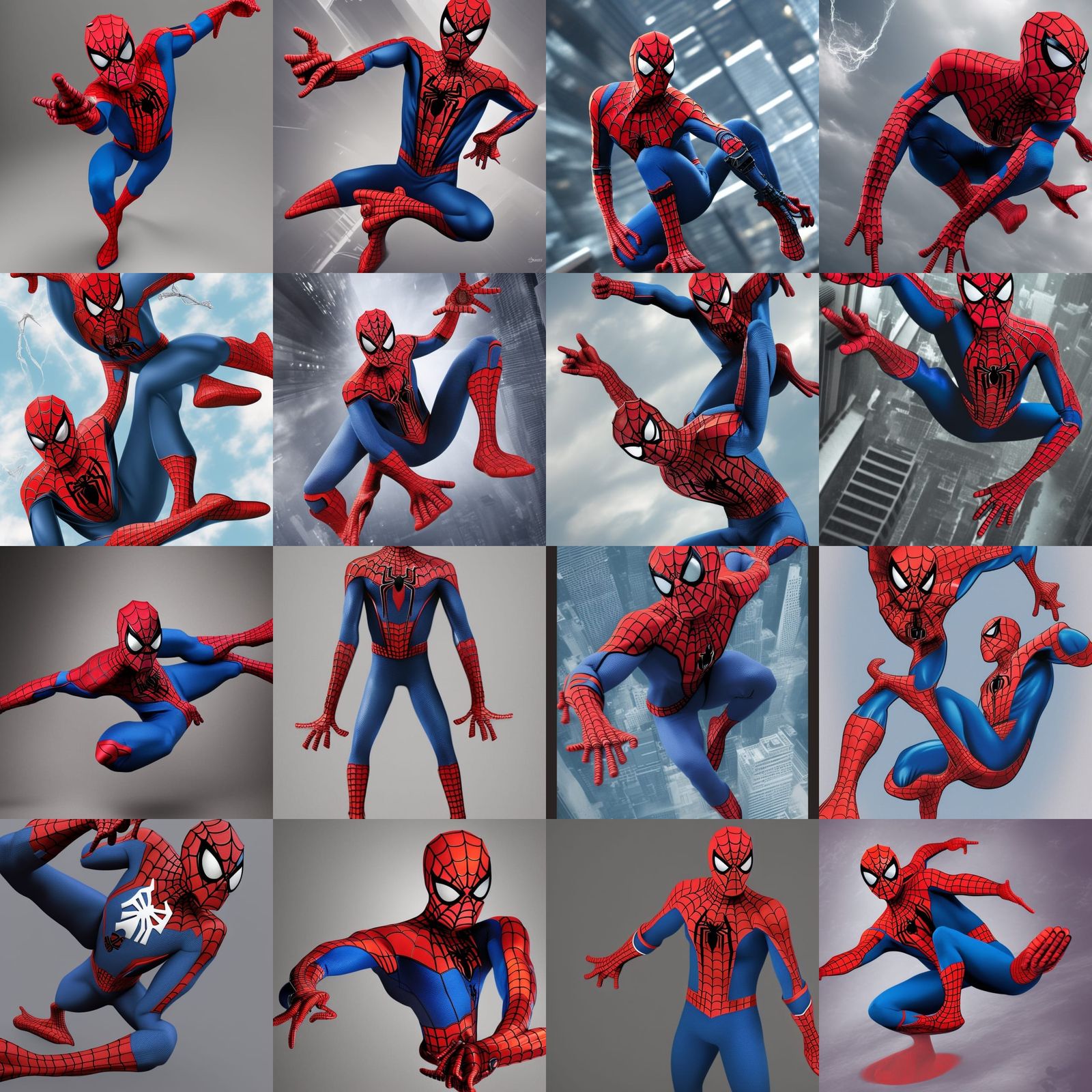 spiderman as a robot