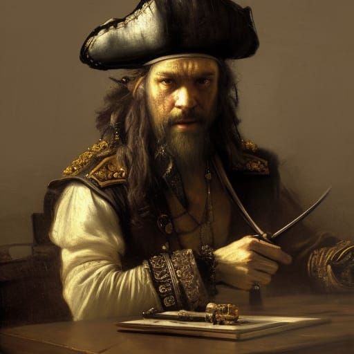 Baroque Pirate - AI Generated Artwork - NightCafe Creator