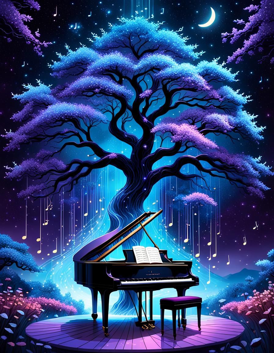 Enchanting music /avb prompts\ - AI Generated Artwork - NightCafe Creator