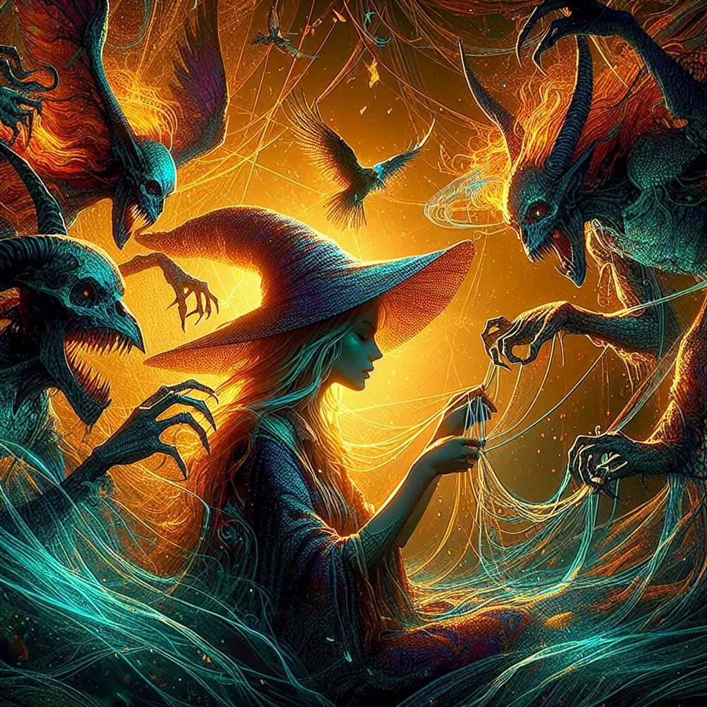 To weave has always been the witch’s work, and witch’s work has always threatened the powers that be