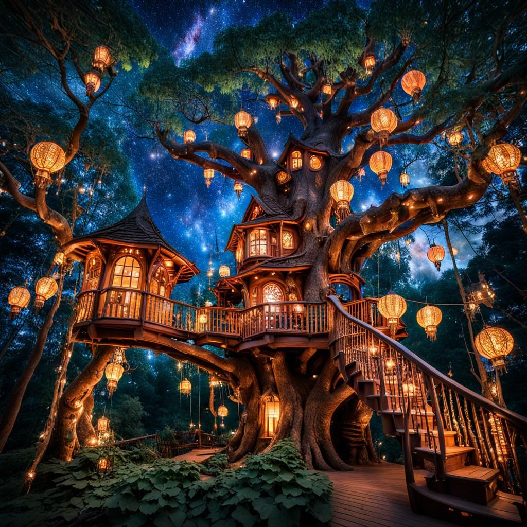 Large tree house
