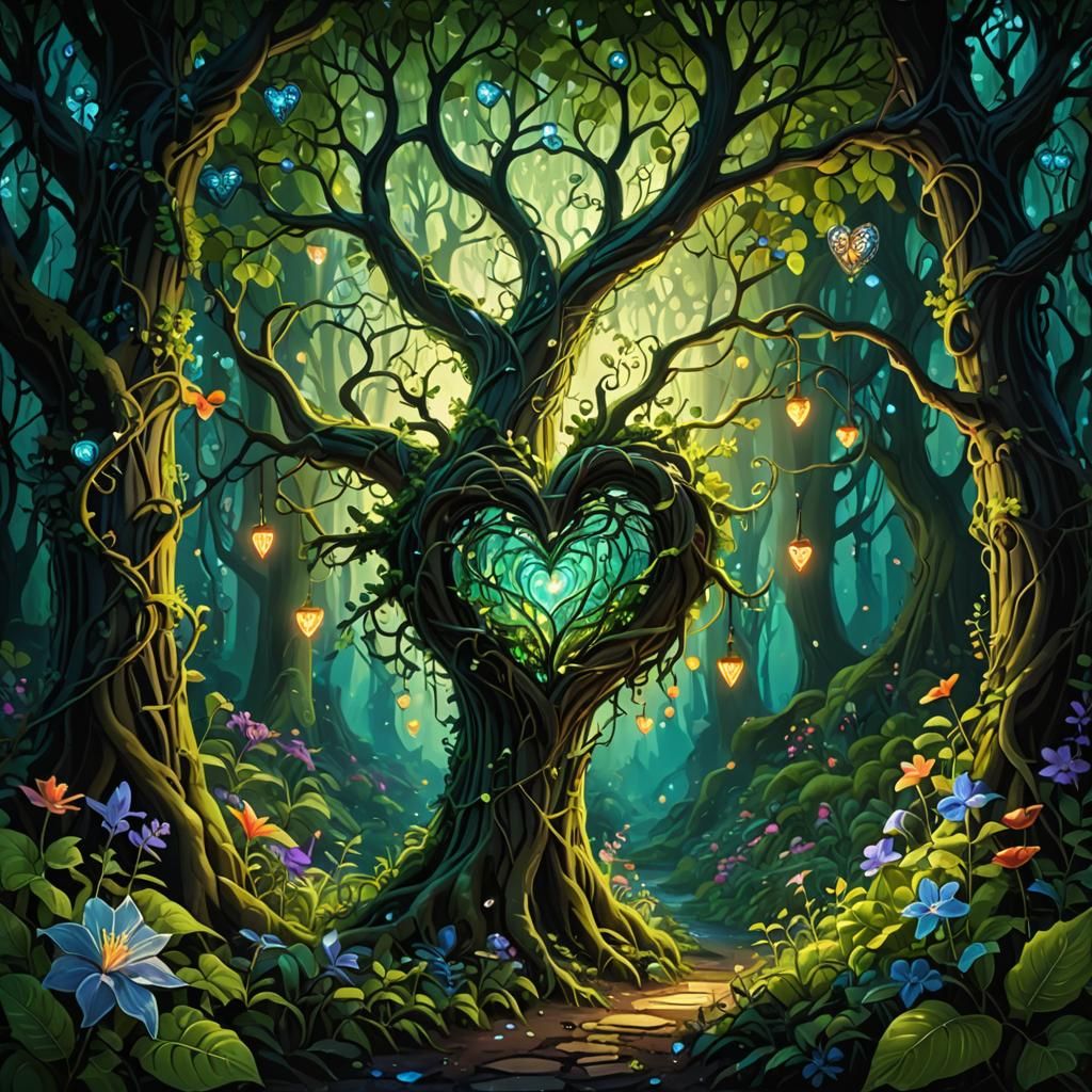 The Heart Of The Forest  by @Jennifer Chandler
