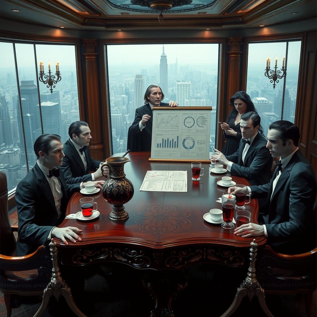 The modern vampire is found in the boardrooms and Country Clubs making deals and influencing culture.