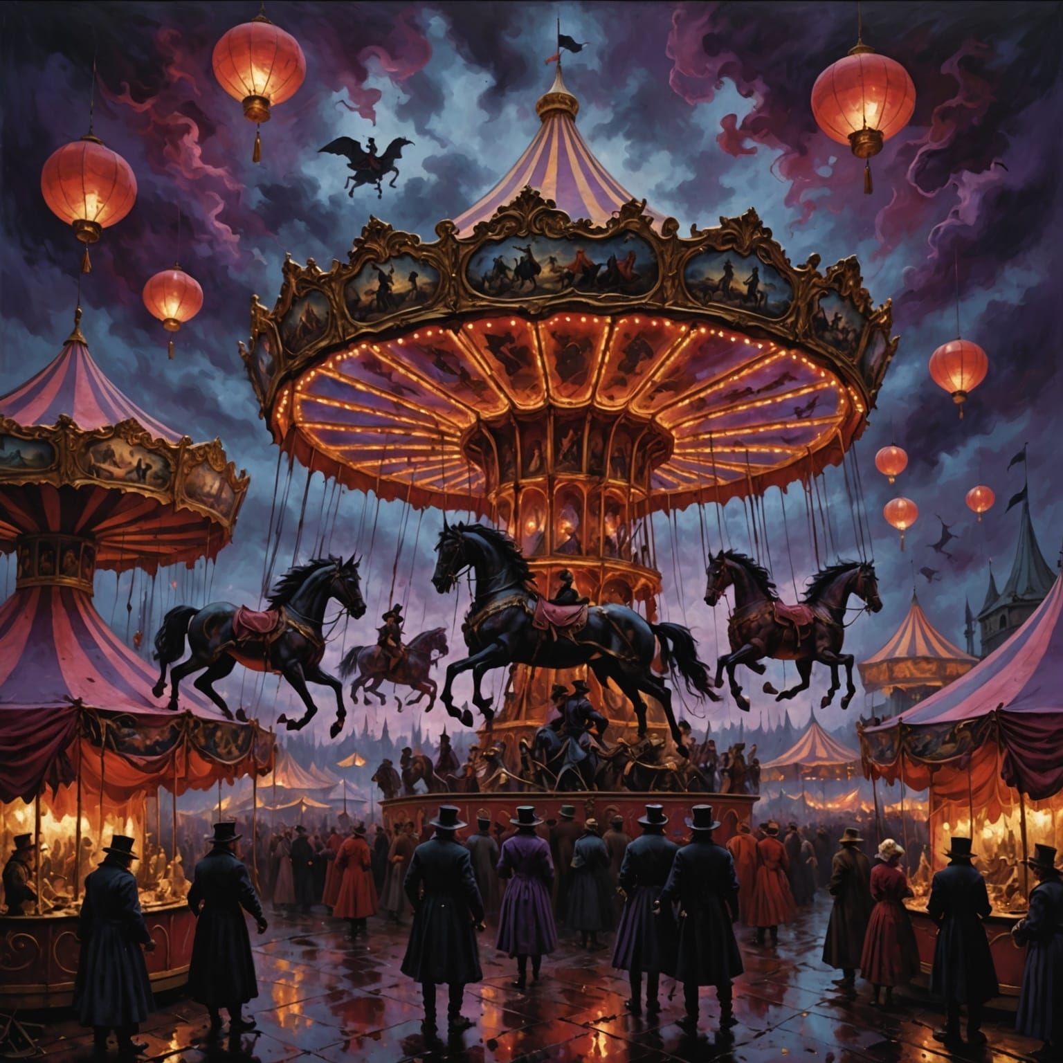  Cursed carnival at dusk