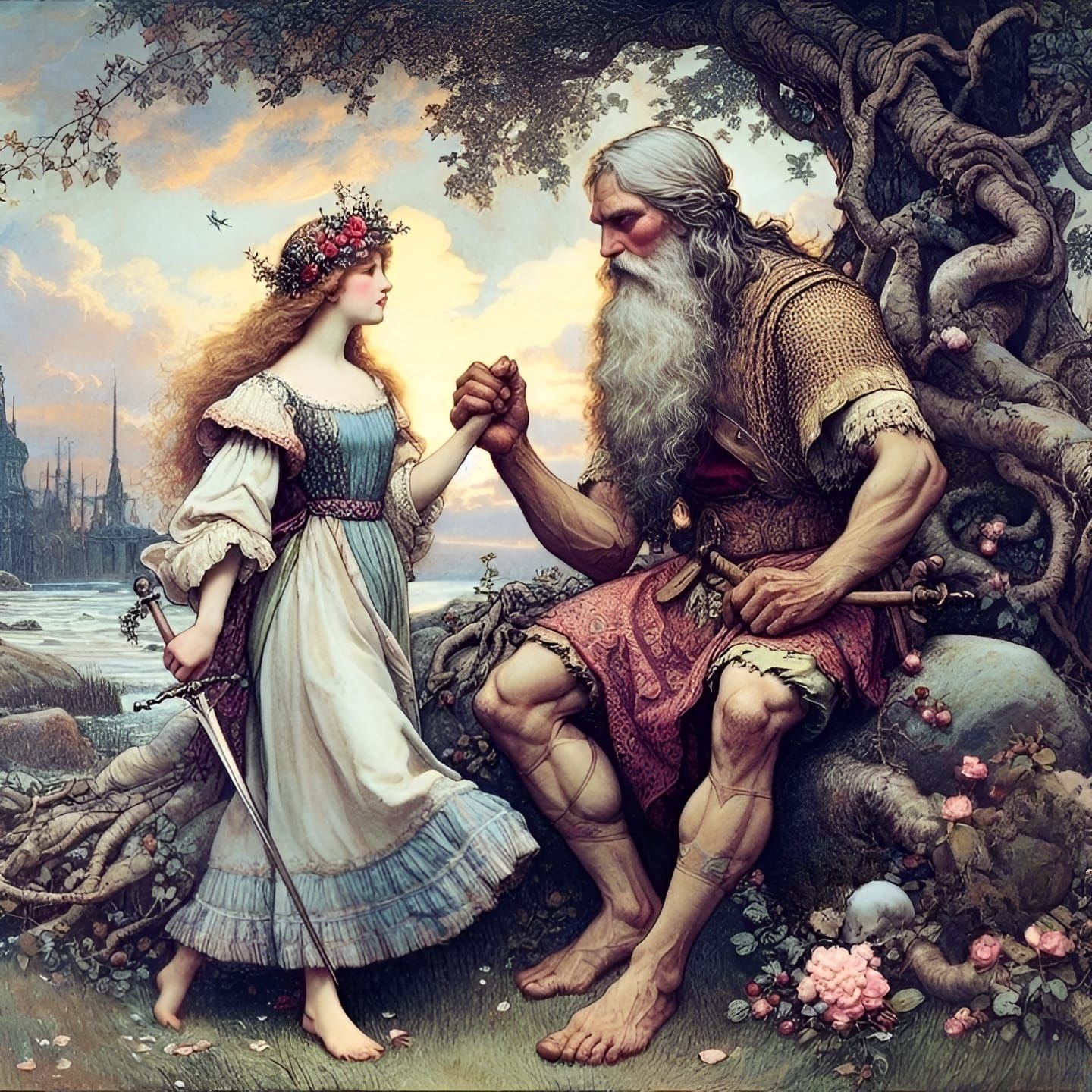 Beauty and the Barbarian: A Wild Untamed Romantic Love Story...