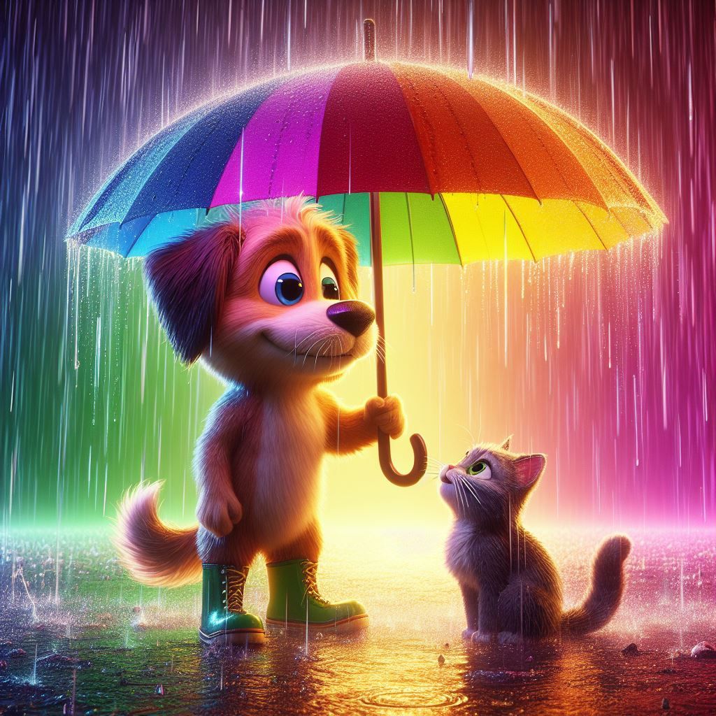 Rain brings you closer - Raining cats and dogs  by @StormySeaSailor