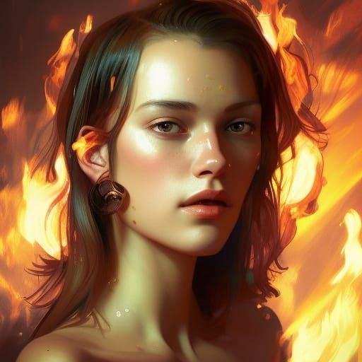 Fire starter AI Generated Artwork NightCafe Creator