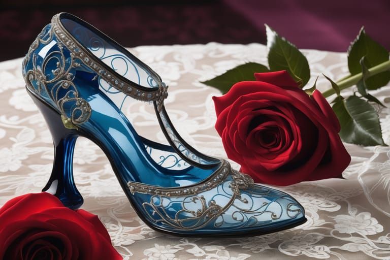 Cinderellas Glass Slipper Ai Generated Artwork Nightcafe Creator