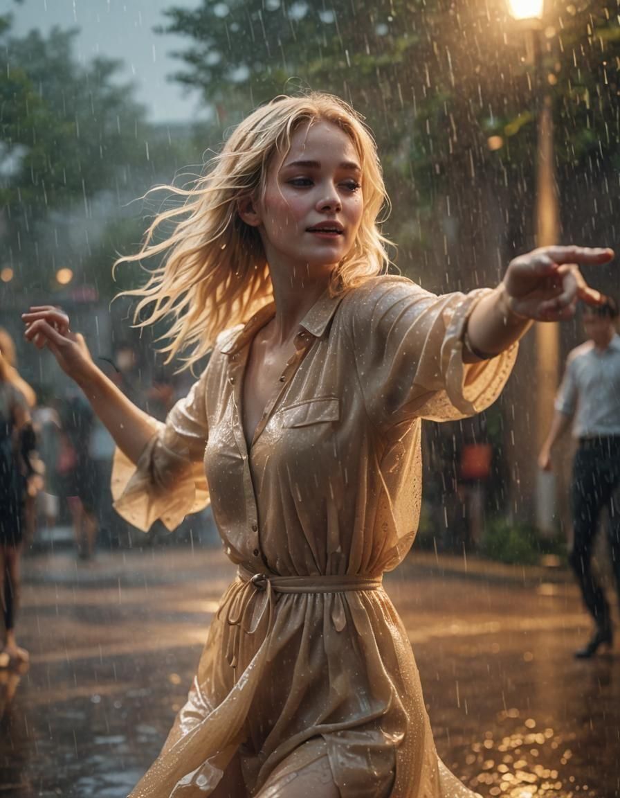 In the darkness, the trees are full of starlight and all I see is him and me forever and forever