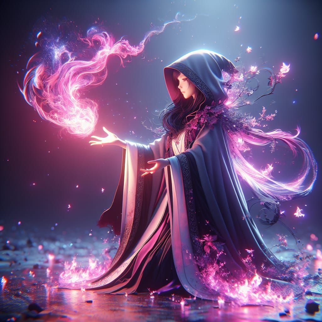 Spell - Faerie Fire - AI Generated Artwork - NightCafe Creator