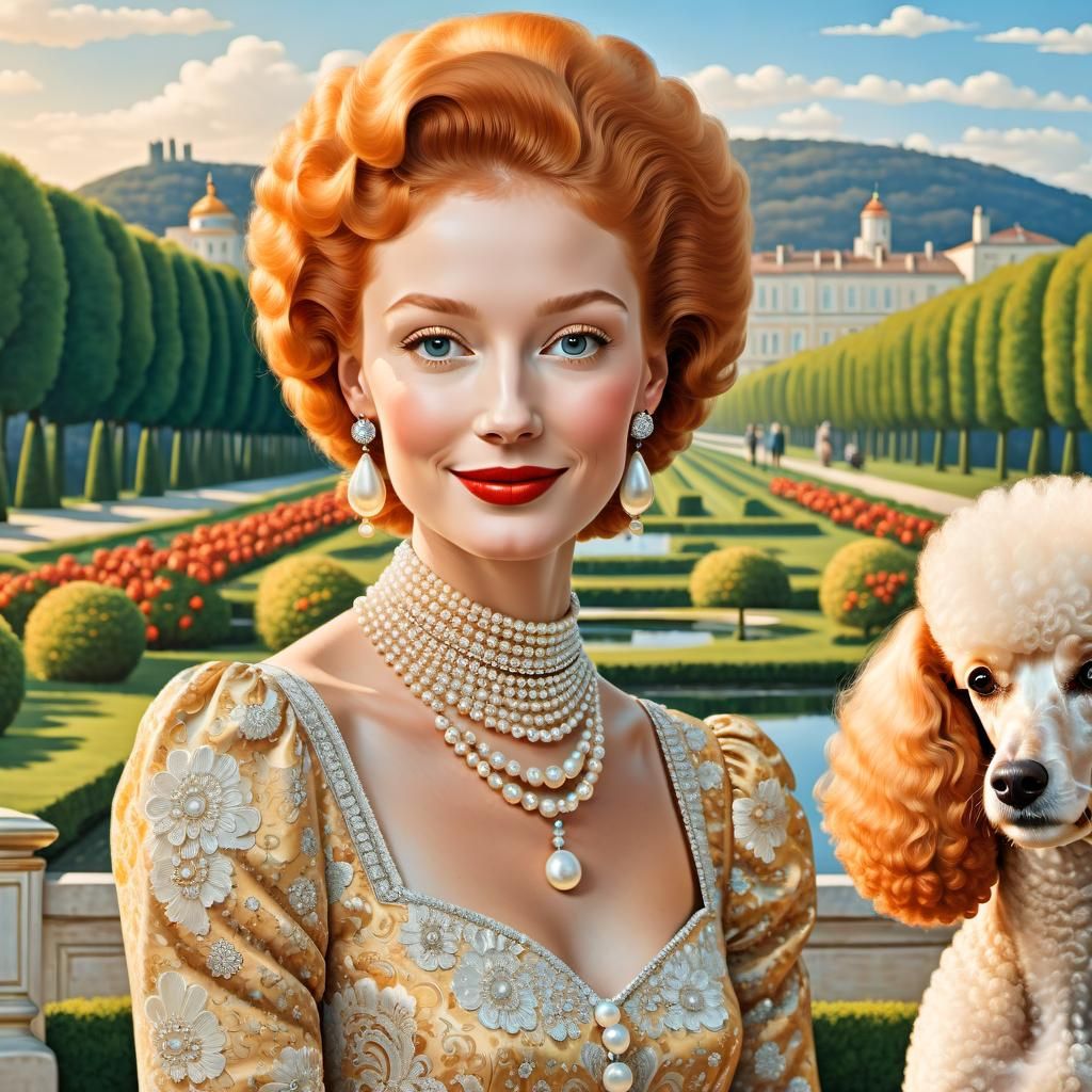 Lady and Poodle