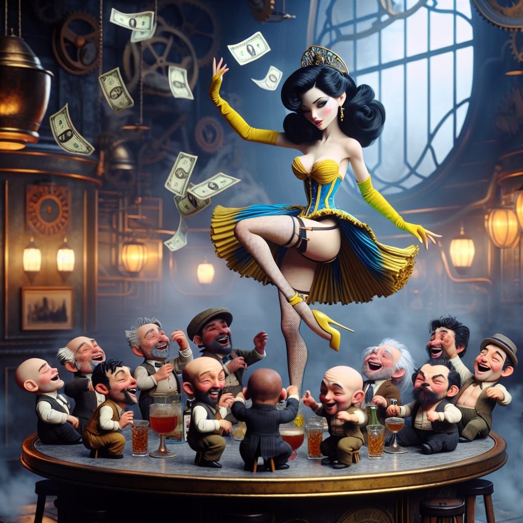 Make It Rain For Snow! -- Steampunk [Dall-E 3]