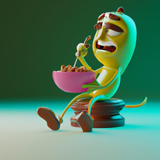 The Bean Eater AI Generated Artwork NightCafe Creator