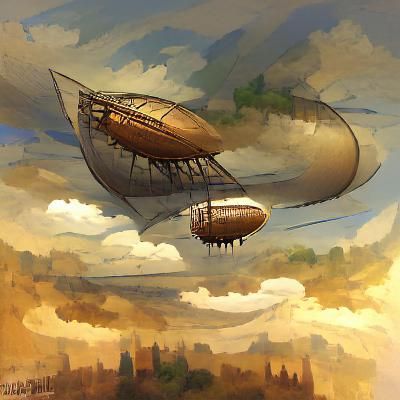 Dieselpunk Airship