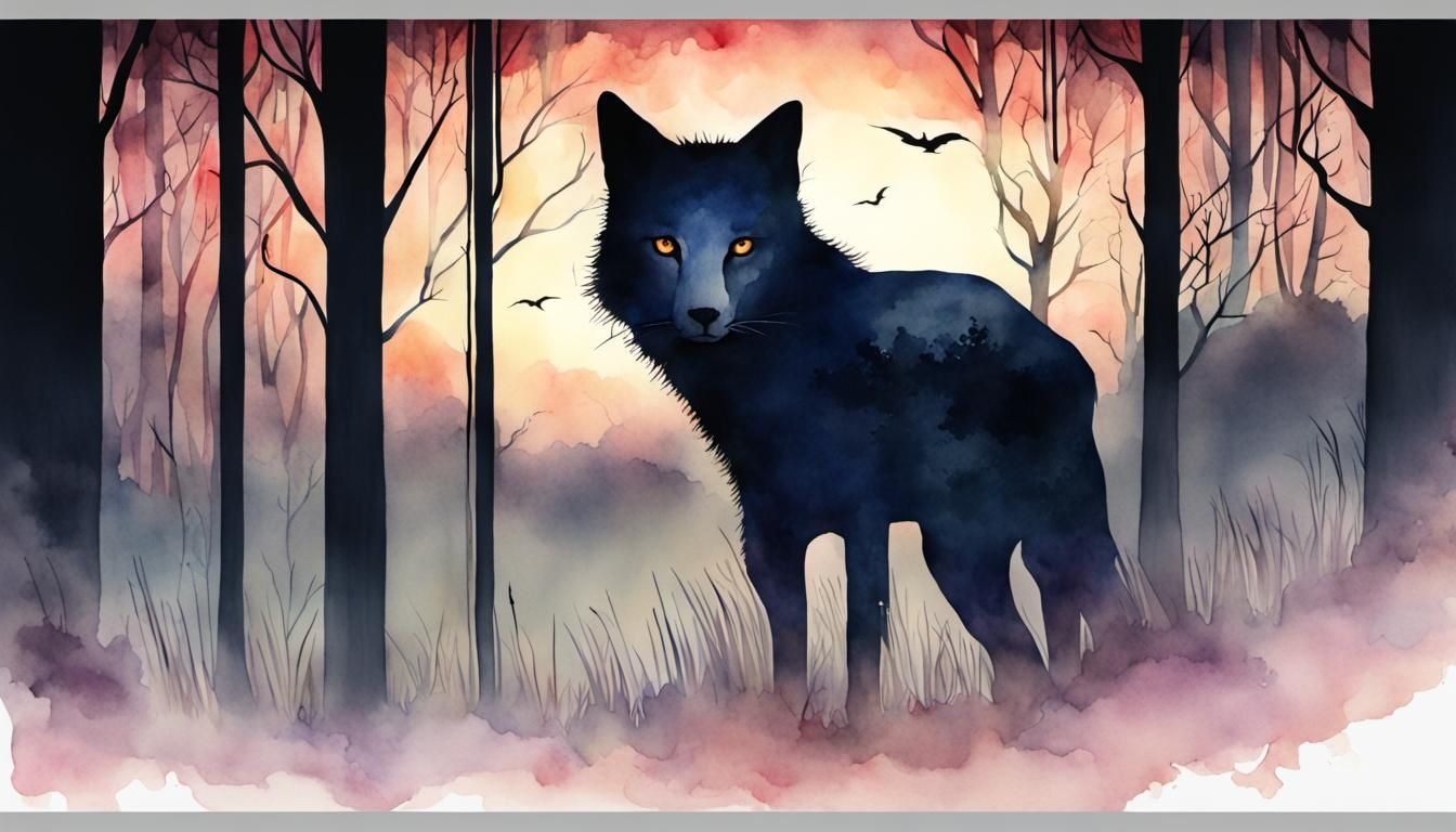 the dawn was hunting the dark