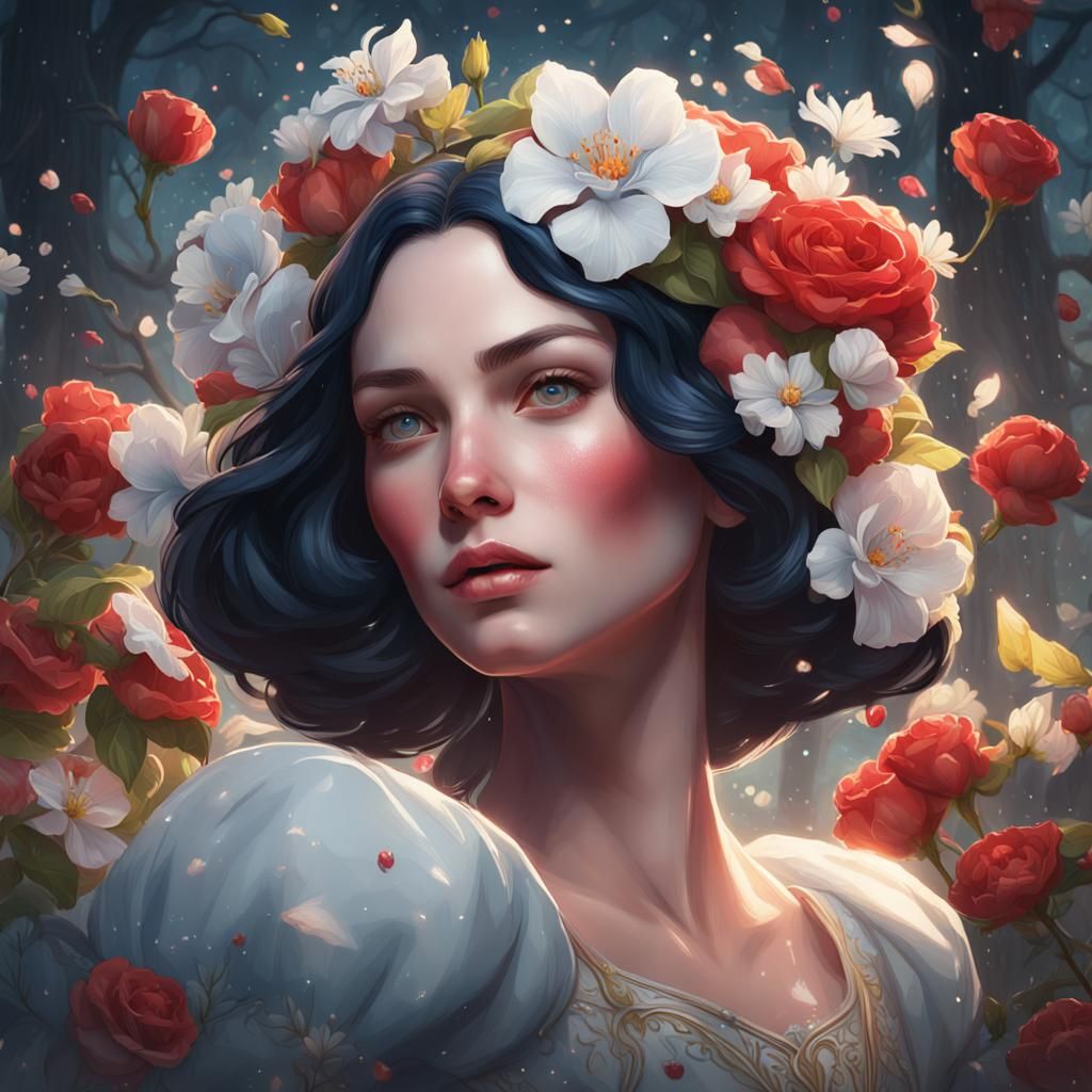 snow white flowers