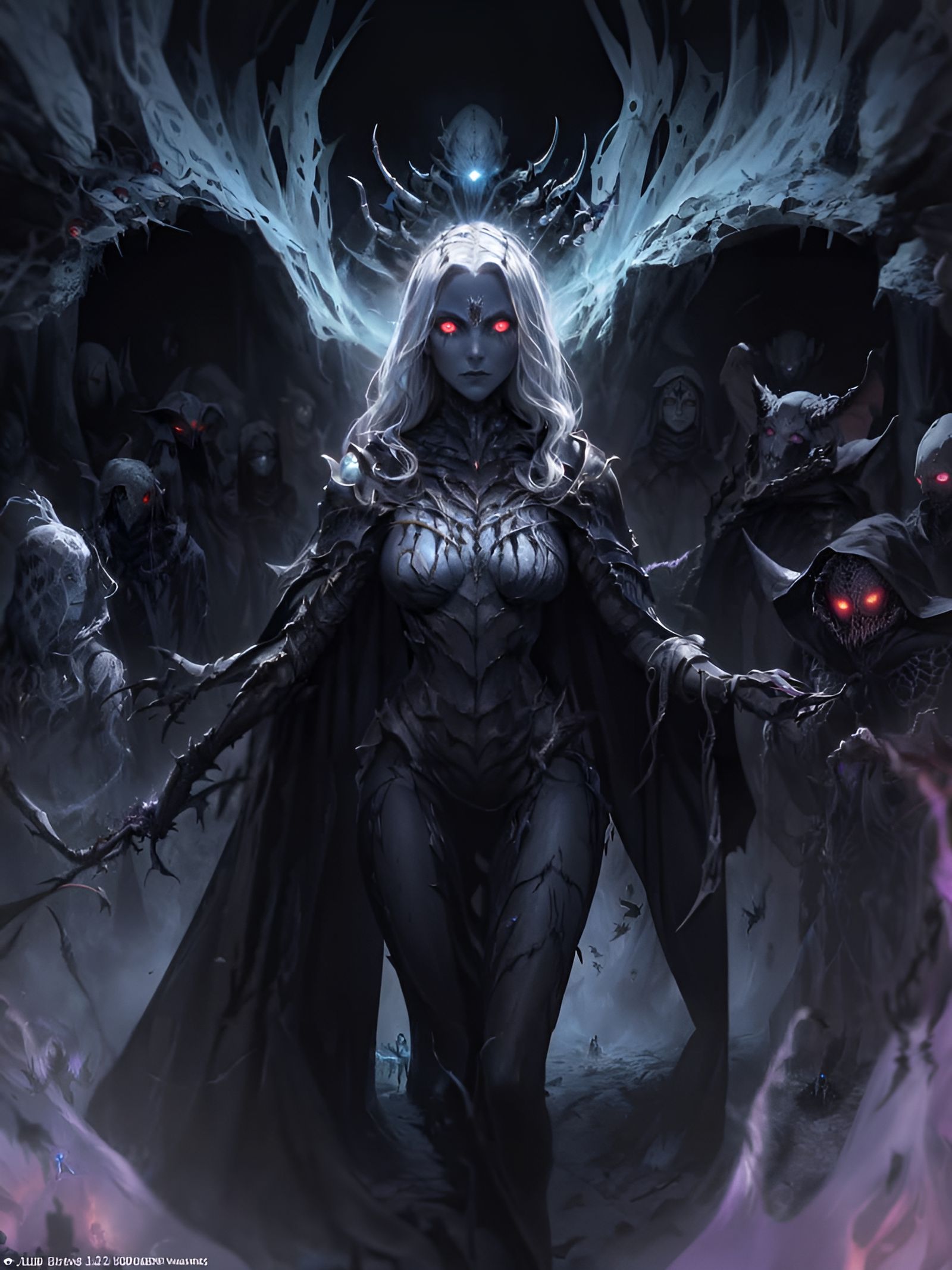 DND Series nr 35 : Lolth Priestess - AI Generated Artwork - NightCafe ...