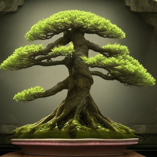 Bonsai AI Generated Artwork NightCafe Creator