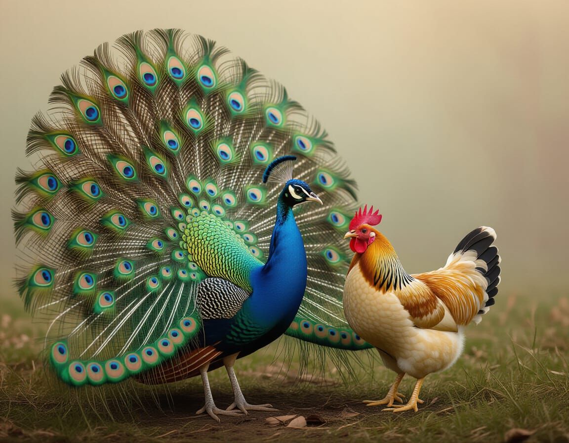 Showman and sidechick  by @Mortimer