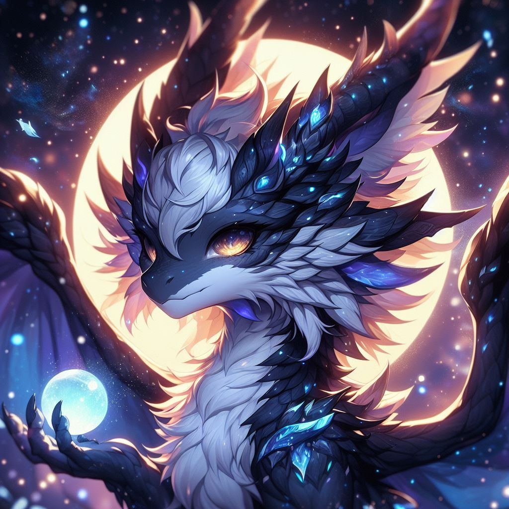 The Feathered Orb Dragon