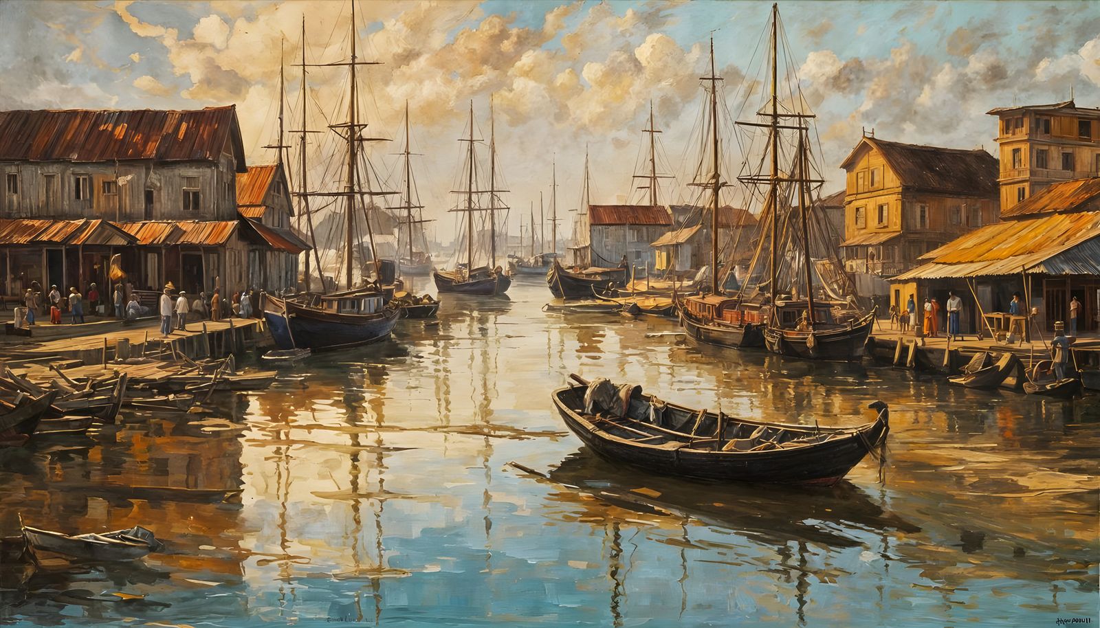  Batavia Port - Dutch East Indies - 1800's  by @Ex-Nihilo