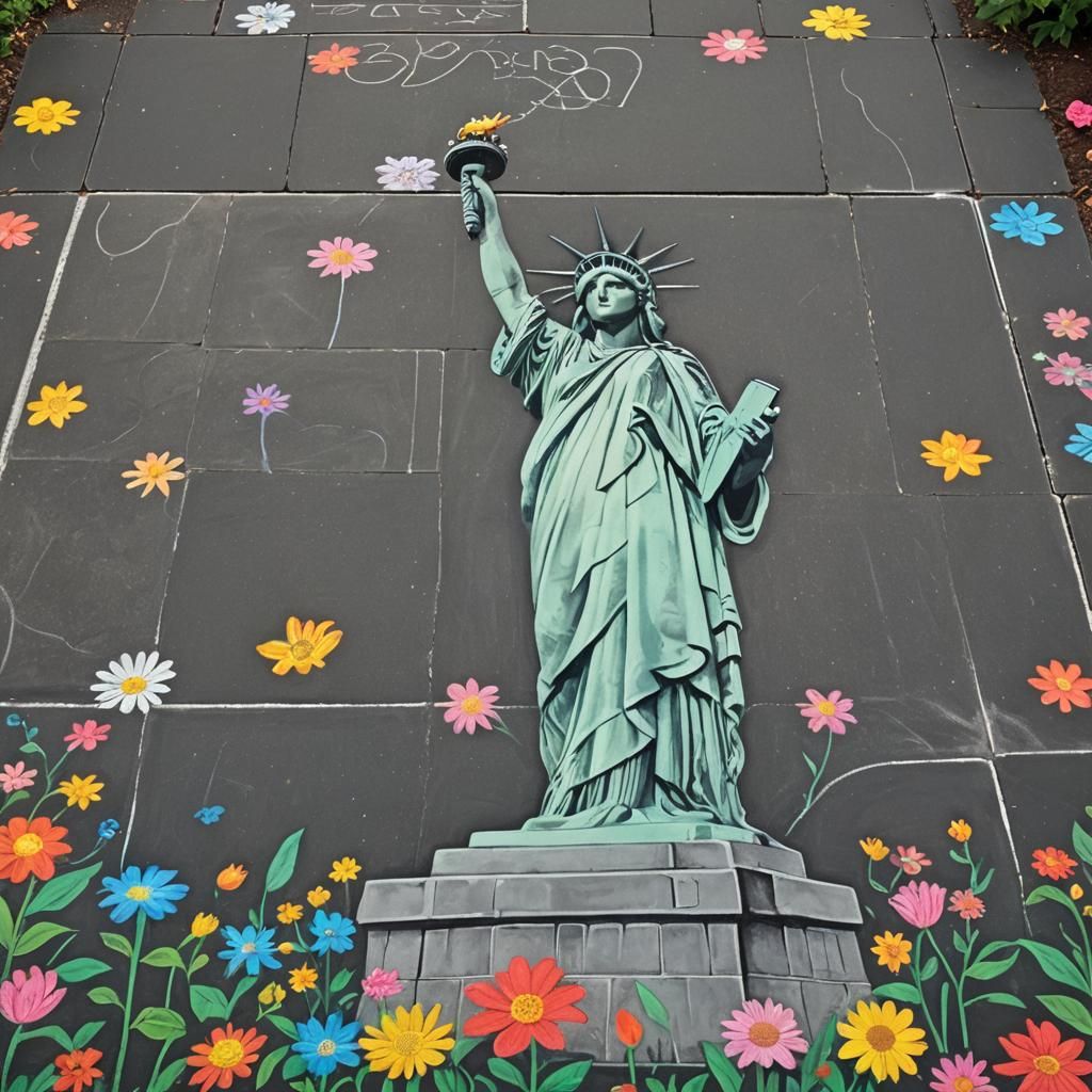 Today's theme is chalk art! We invite you to electronically ...