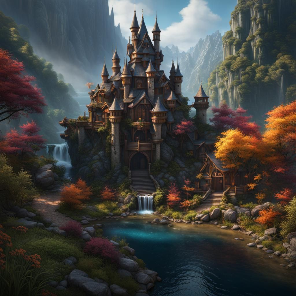 Castle - AI Generated Artwork - NightCafe Creator