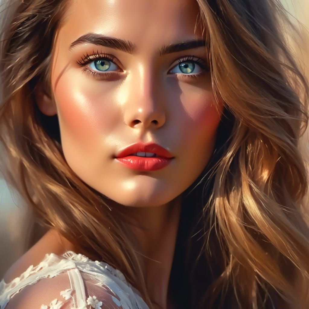 <lora:Lovely:1.0>  A gorgeous woman with stunning eyes, high definition, 2.5D realism