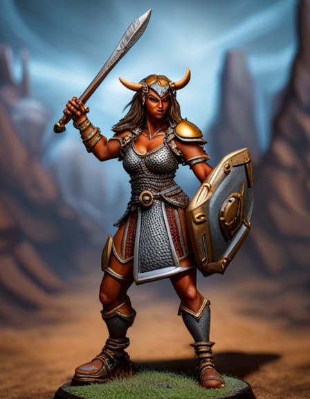 Female Minotaur going in to combat - AI Generated Artwork - NightCafe ...