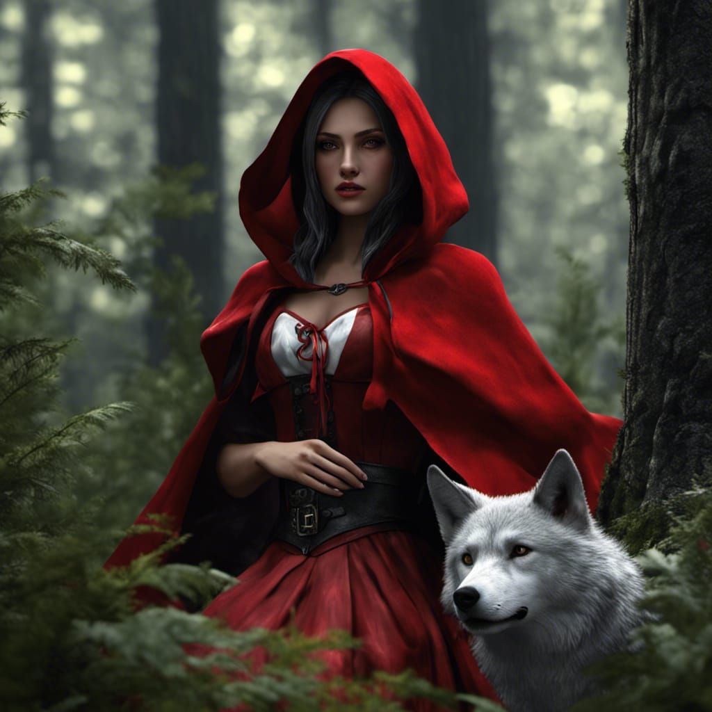 Red riding hood - AI Generated Artwork - NightCafe Creator