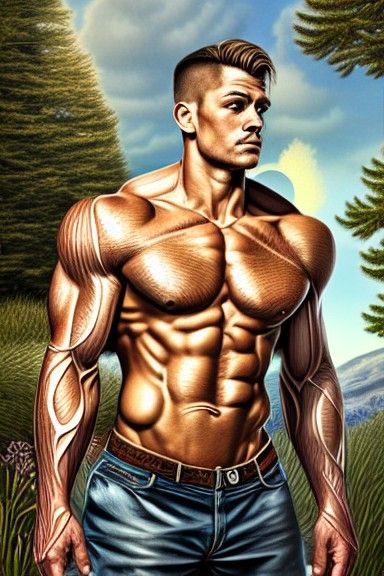 Strong male