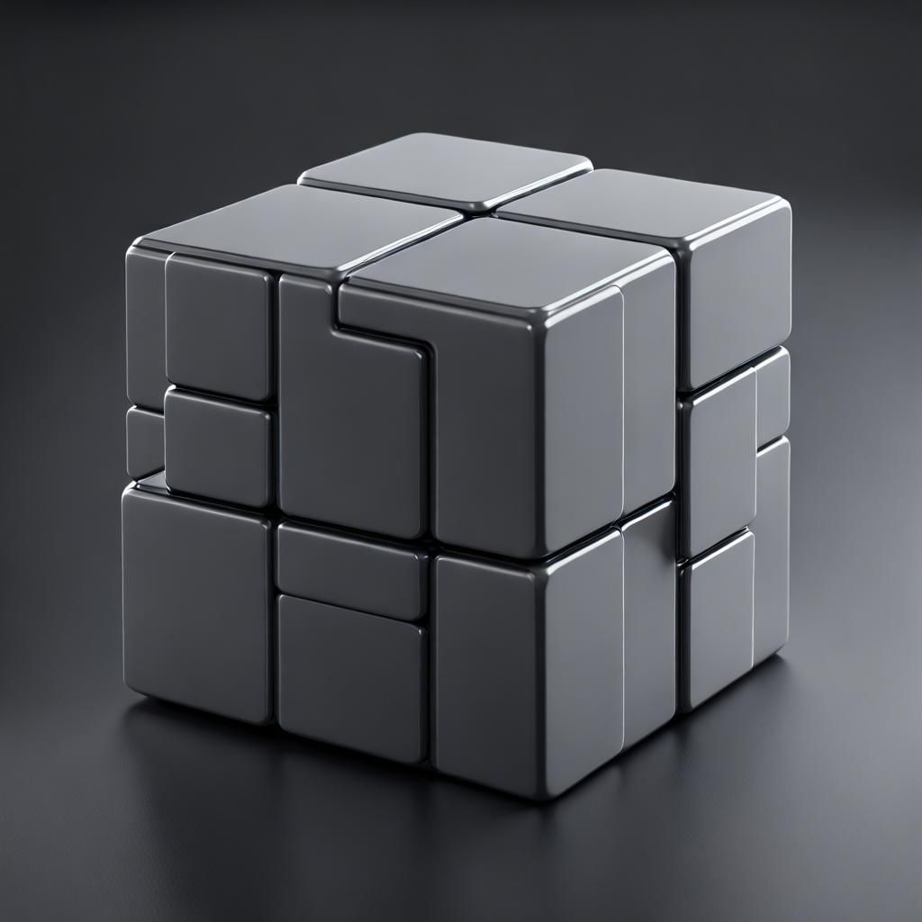 Cube geometry 3 - AI Generated Artwork - NightCafe Creator