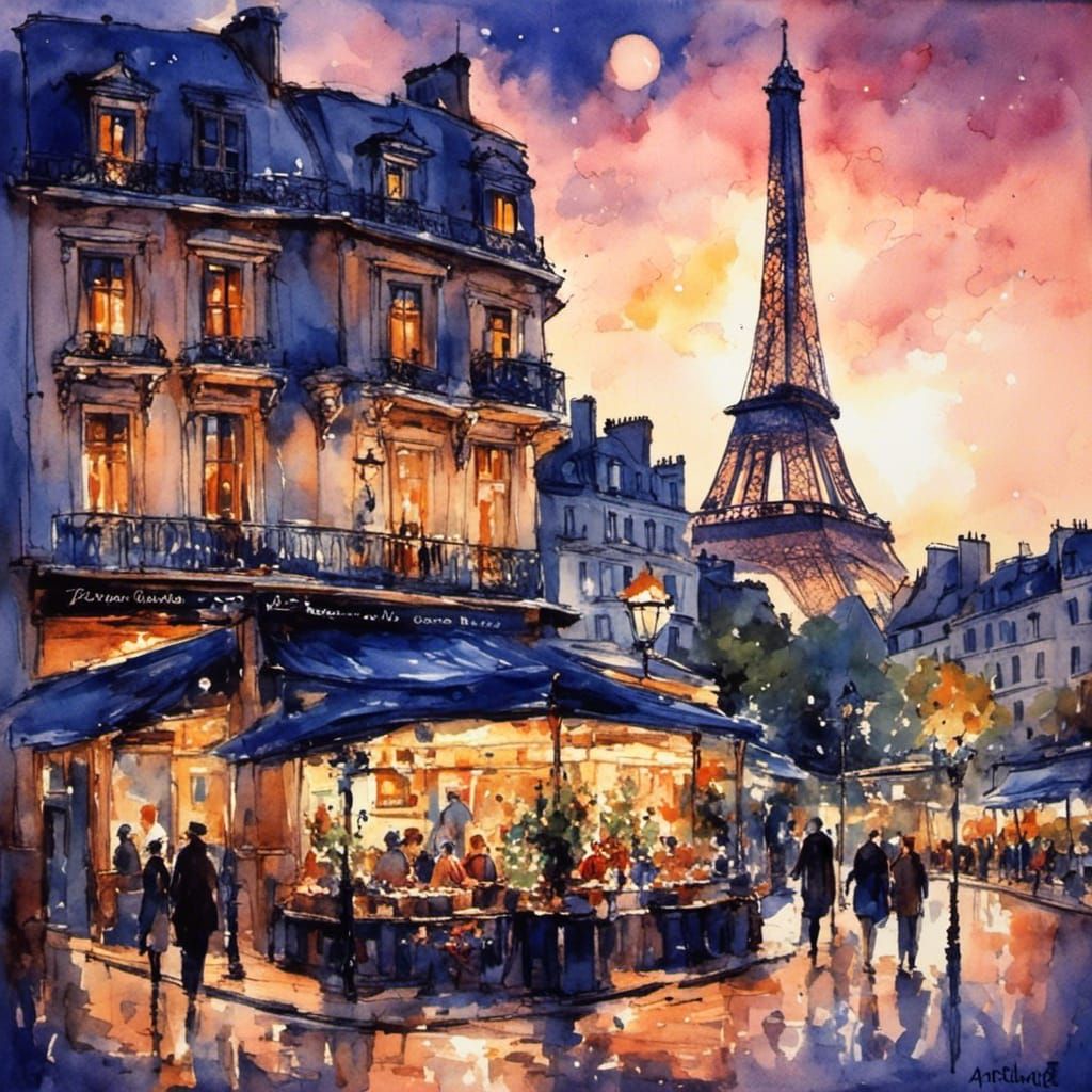 An evening in Paris